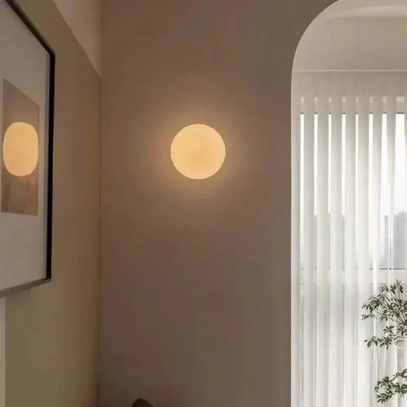 Frosted Glass Wall Lamp