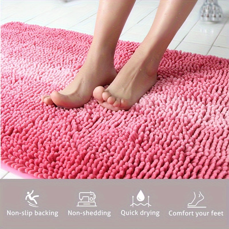 Chenille Bath Mat – Luxury and Comfort for the Bathroom and Hallway