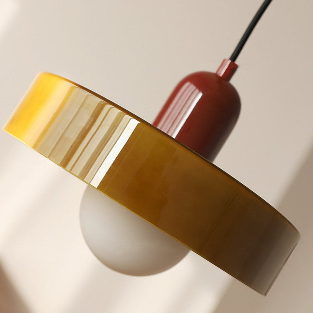 Colourful Bauhaus-Style Pendant Lamp - StiloGlas