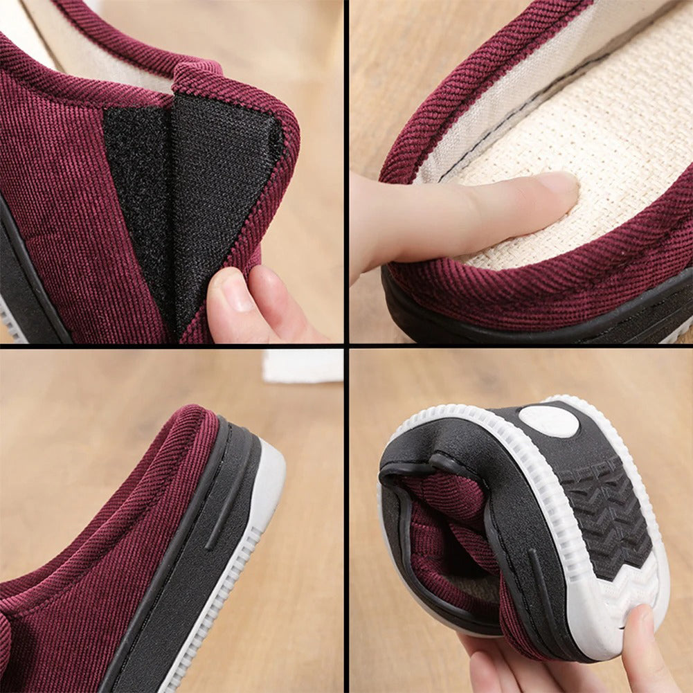 Diabetic slippers for swollen and sensitive feet