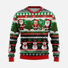 Men's Christmas Jumper with Winter Landscape Print