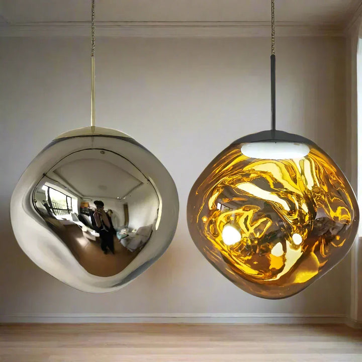 Fjordline Nordic Pendant Lamp with Clear Glass for Kitchens and Living Rooms