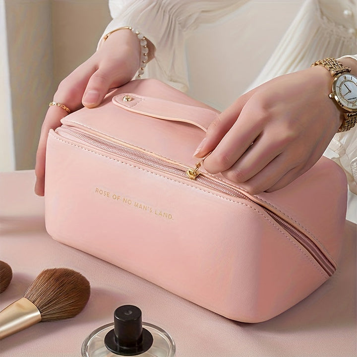 Zip Makeup Organiser – Luxury Cosmetic Bag for Travel