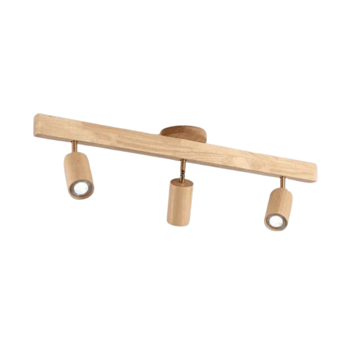 Adjustable Wooden Ceiling Spotlight – EcoLux