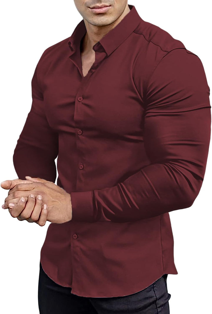 Men's Slim-Fit Shirt for Spring 2026 – Crease-Resistant – David