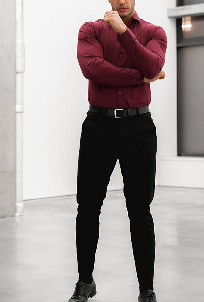 Men's Slim-Fit Shirt for Spring 2026 – Crease-Resistant – David