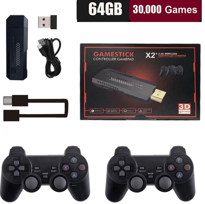 Retro Games Console with 2 Controllers | 4K Retro Games Console | Nostavolt