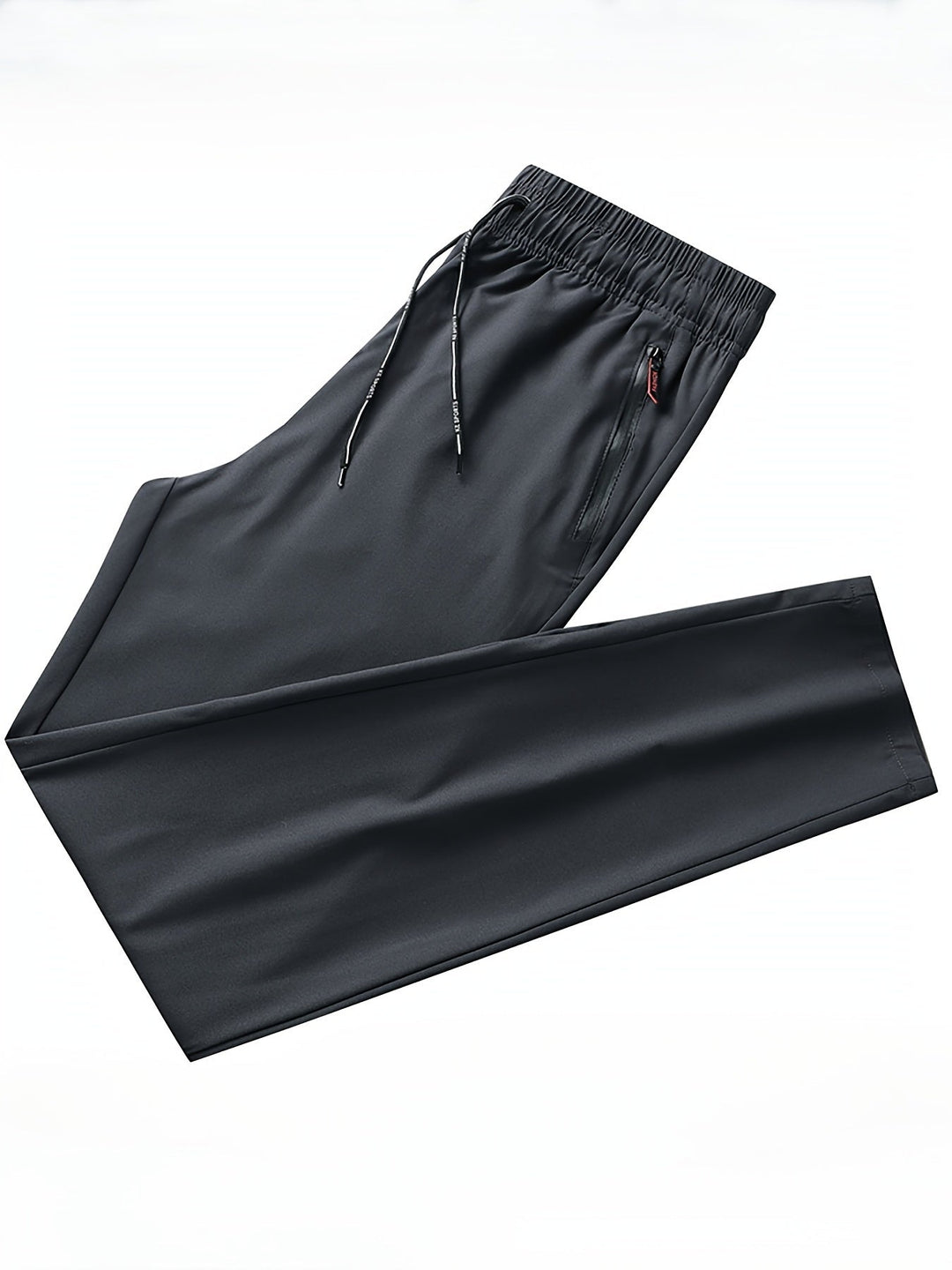 Plain Joggers with Zip Details - Milan