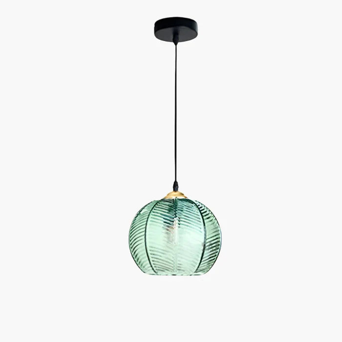 Ball-Shaped Glass Pendant Lamp
