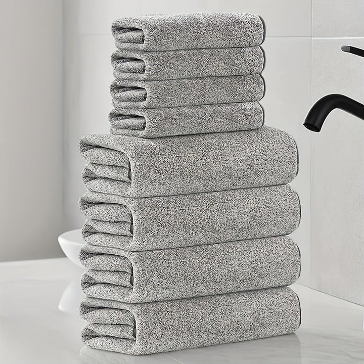Coral Velvet Towel Set – Absorbent and Quick-Drying