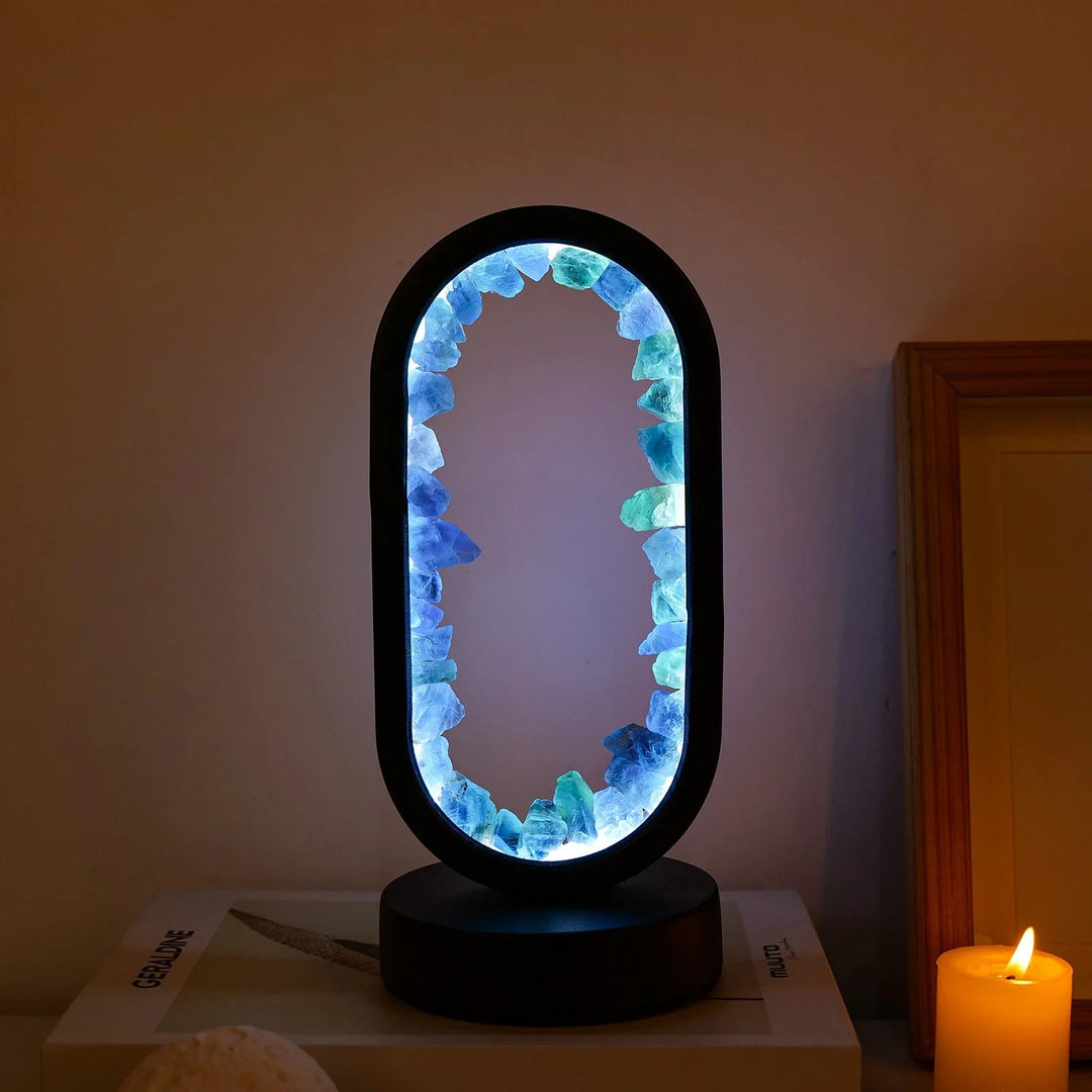 Handmade Amethyst Lamp - Serenith