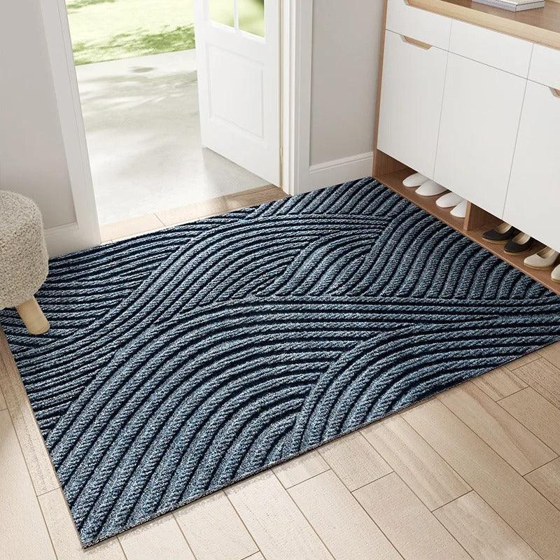Nordic Doormat With Non-Slip Base And Sand-Trapping Design