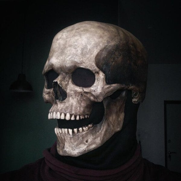 Skull Mask — Spread Fear in Any Room with Realistic Details and All-Night Comfort
