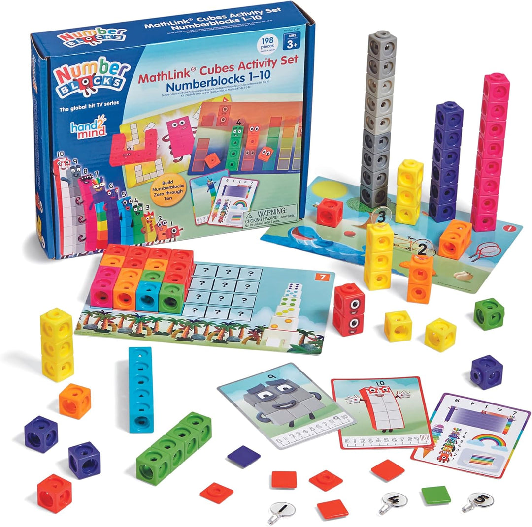 Numberblocks Cubes 1-10 - Educational Toy for Nursery School