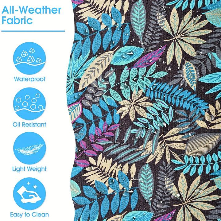 Large Fashionable Beach Bag with Leaf Print - Spacious, Durable and Perfect for Holidays