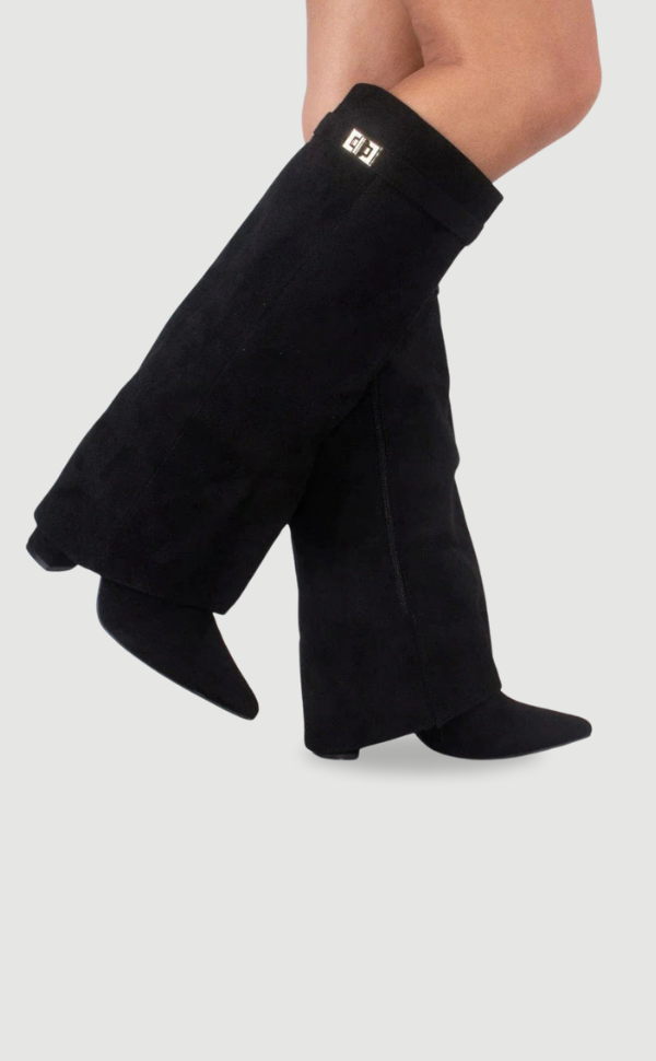 Elegant High-Quality Women's Shoes with Gold Details