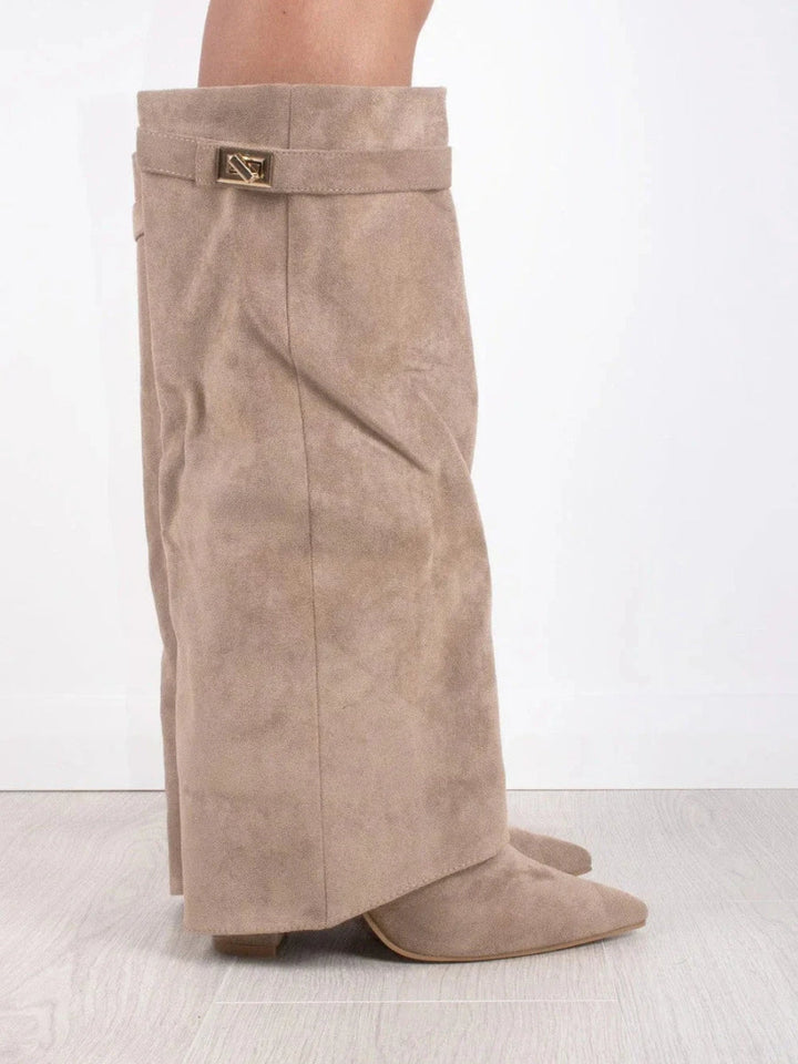 Elegant High-Quality Women's Shoes with Gold Details