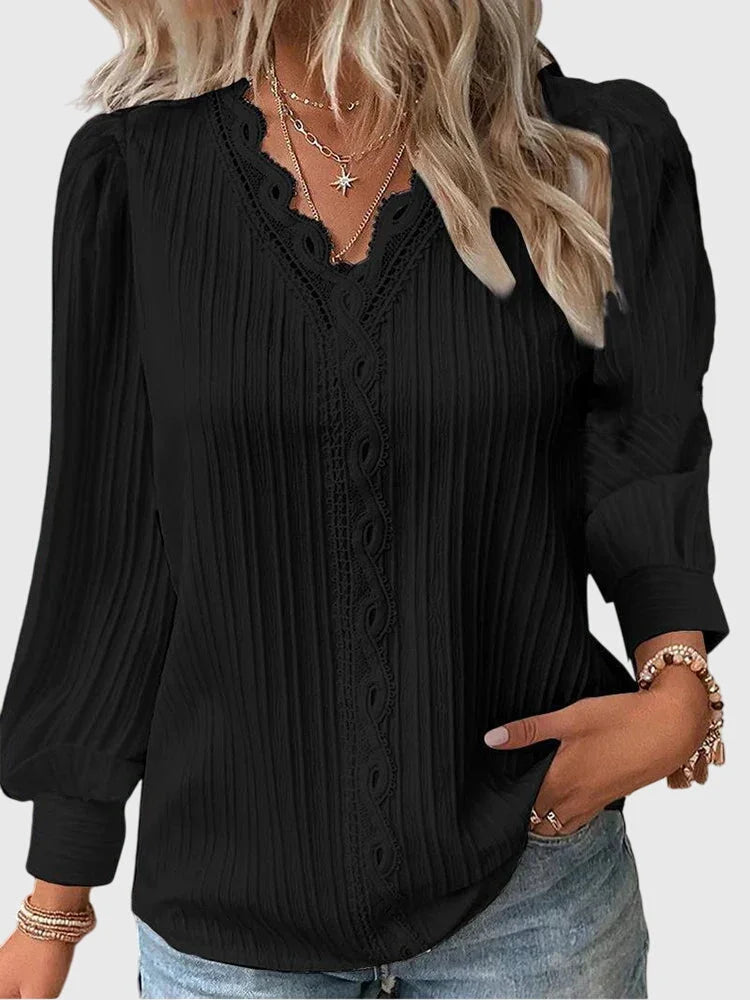 Elegant Pullover Blouse