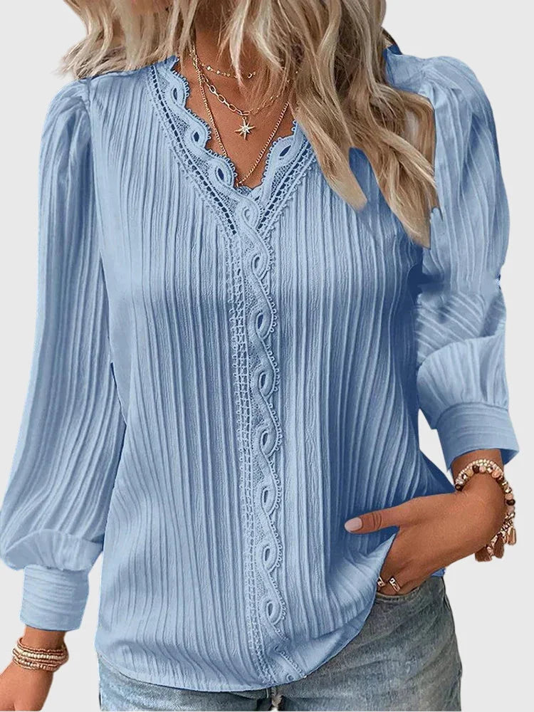 Elegant Pullover Blouse