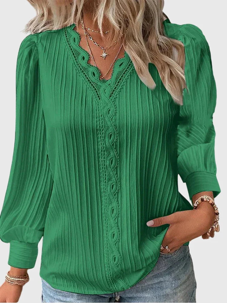 Elegant Pullover Blouse