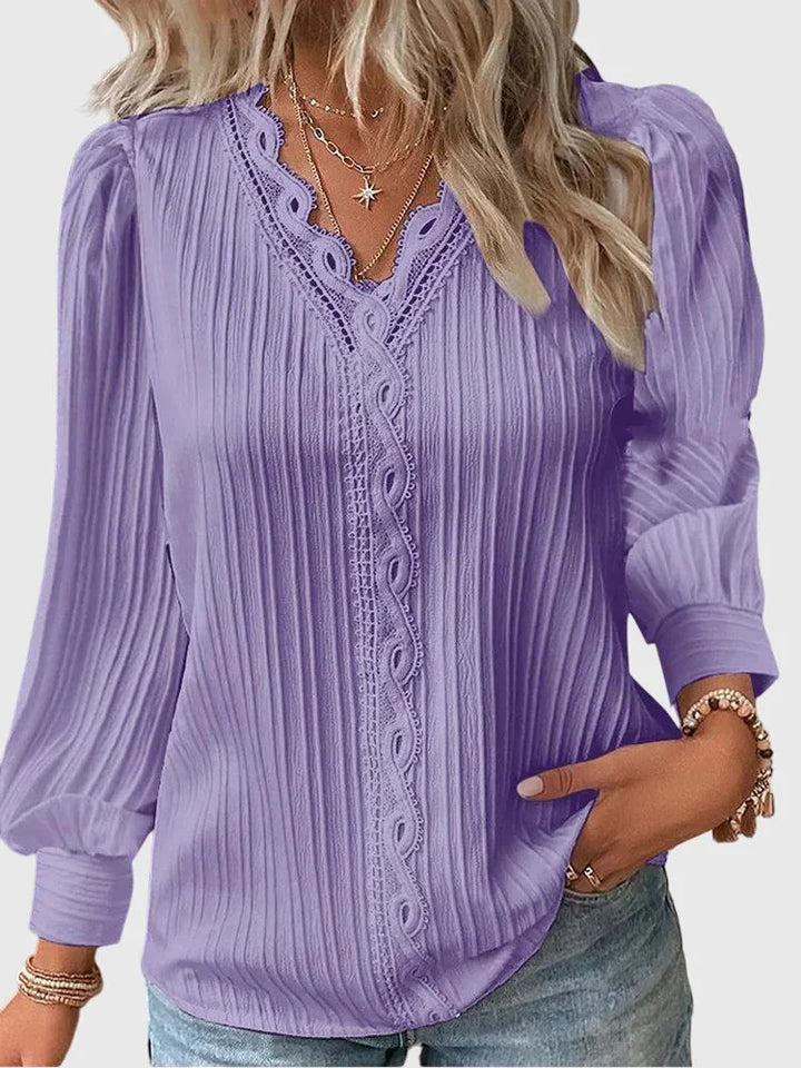 Elegant Pullover Blouse