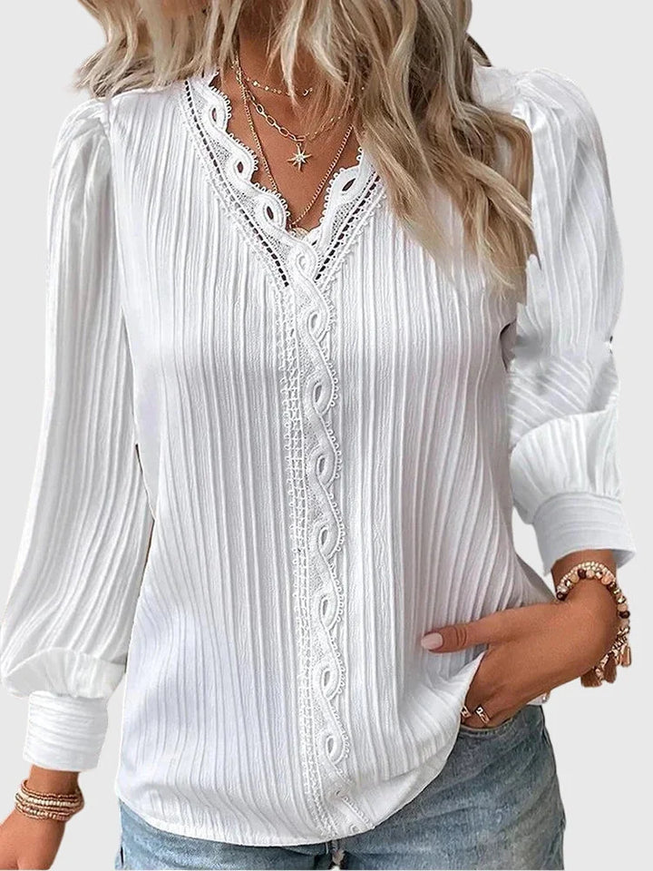 Elegant Pullover Blouse