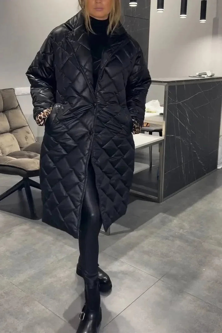 Elegant Reversible Quilted Coat