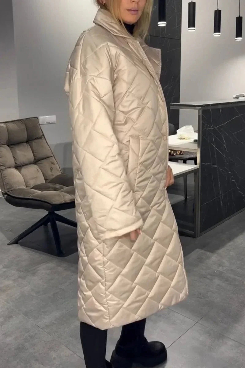 Elegant Reversible Quilted Coat