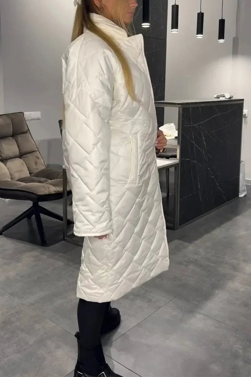 Elegant Reversible Quilted Coat