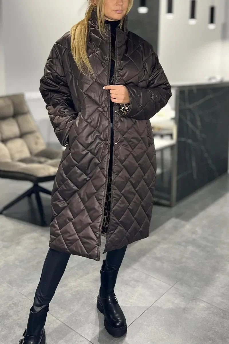 Elegant Reversible Quilted Coat