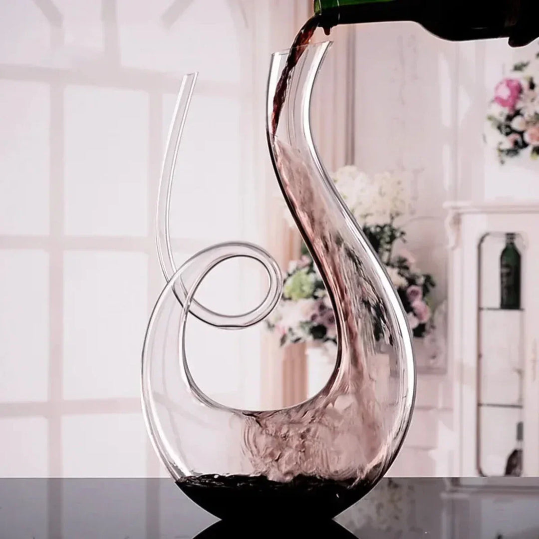 CristalloElegance Decanter | Handcrafted Lead-Free Design