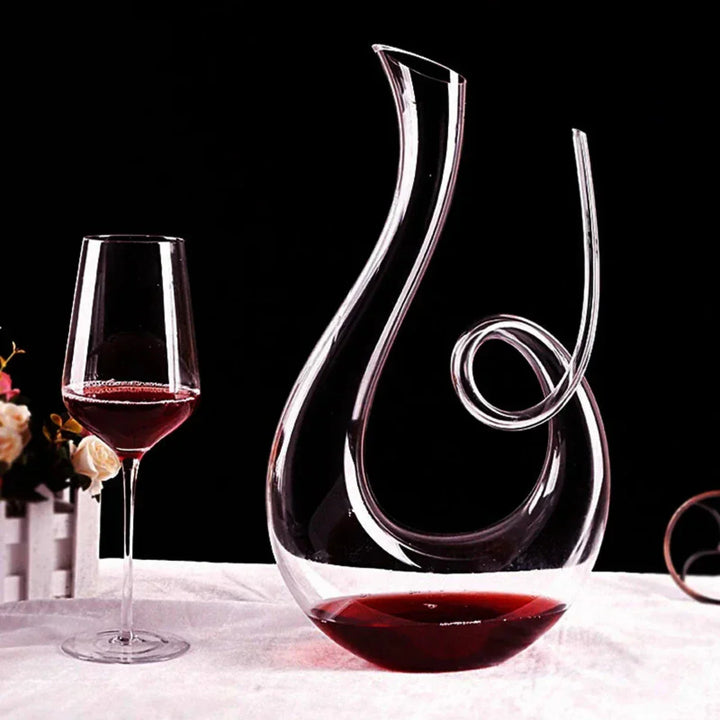 CristalloElegance Decanter | Handcrafted Lead-Free Design