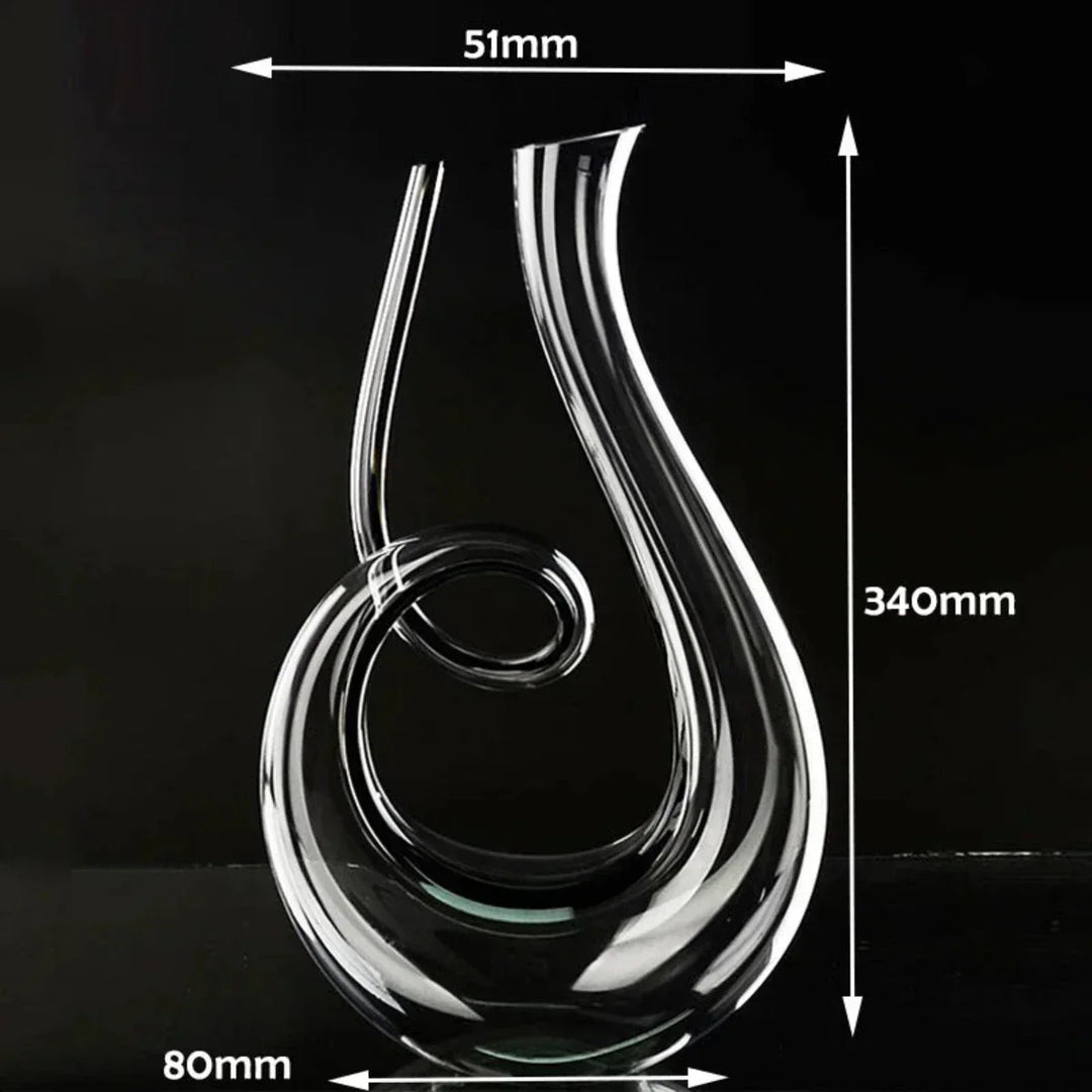 CristalloElegance Decanter | Handcrafted Lead-Free Design