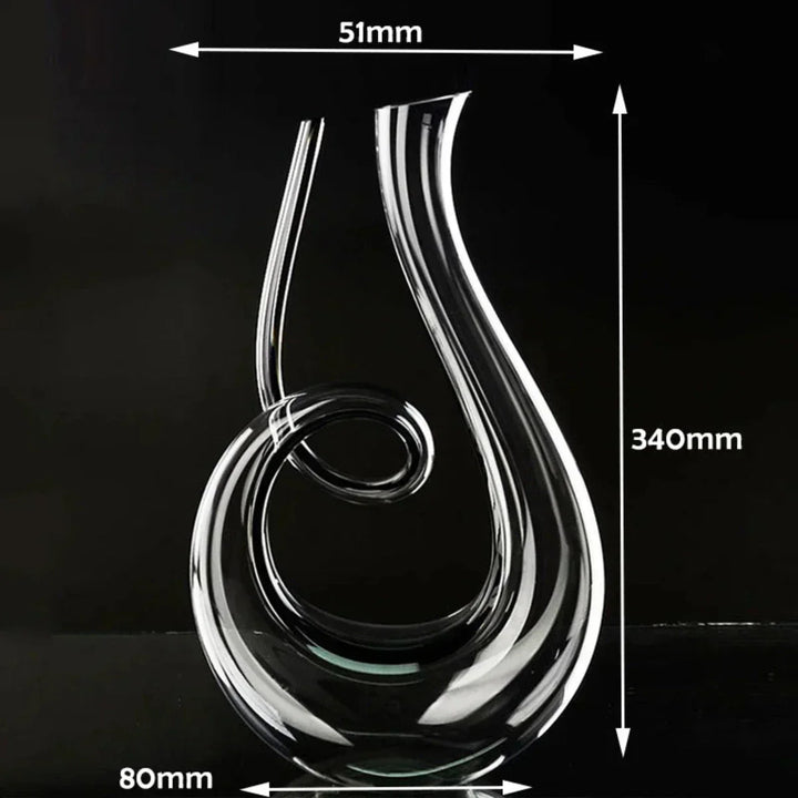 CristalloElegance Decanter | Handcrafted Lead-Free Design