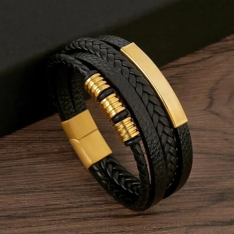 Majestic Vintage Bracelet – Luxury Leather Style