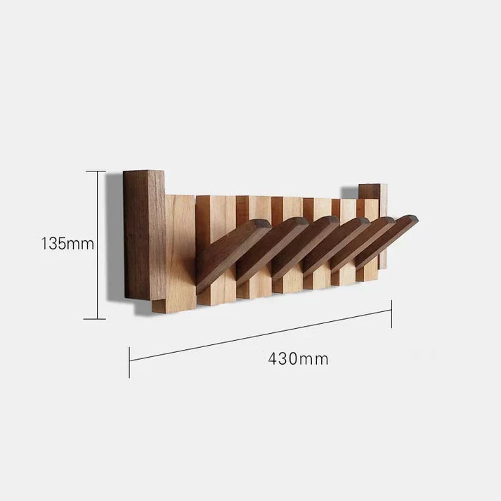 MelodyRack | Piano-Inspired Wooden Coat Rack