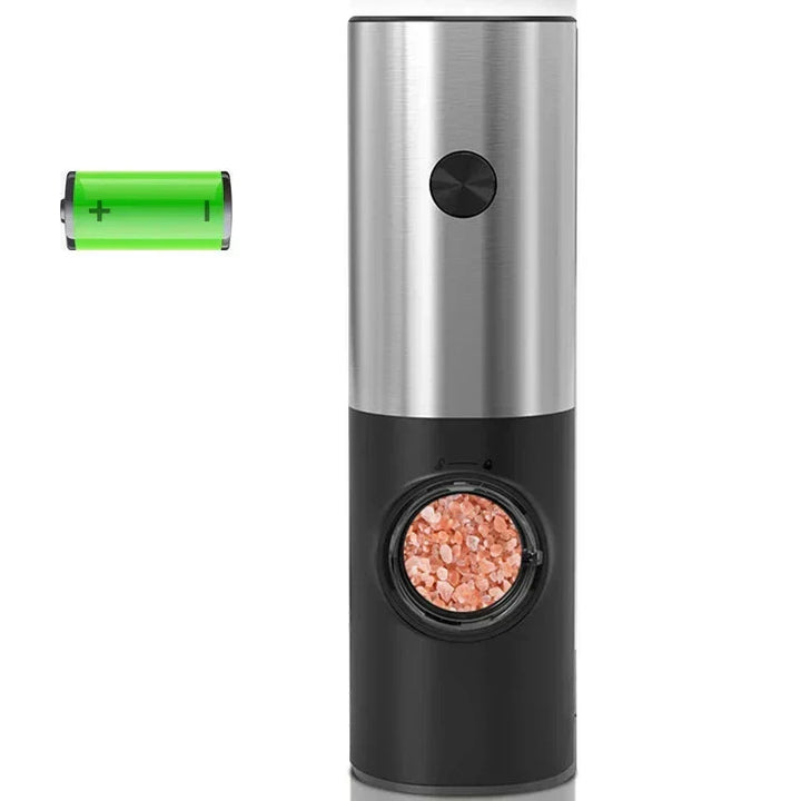 Electric Pepper and Salt Grinder with LED Light