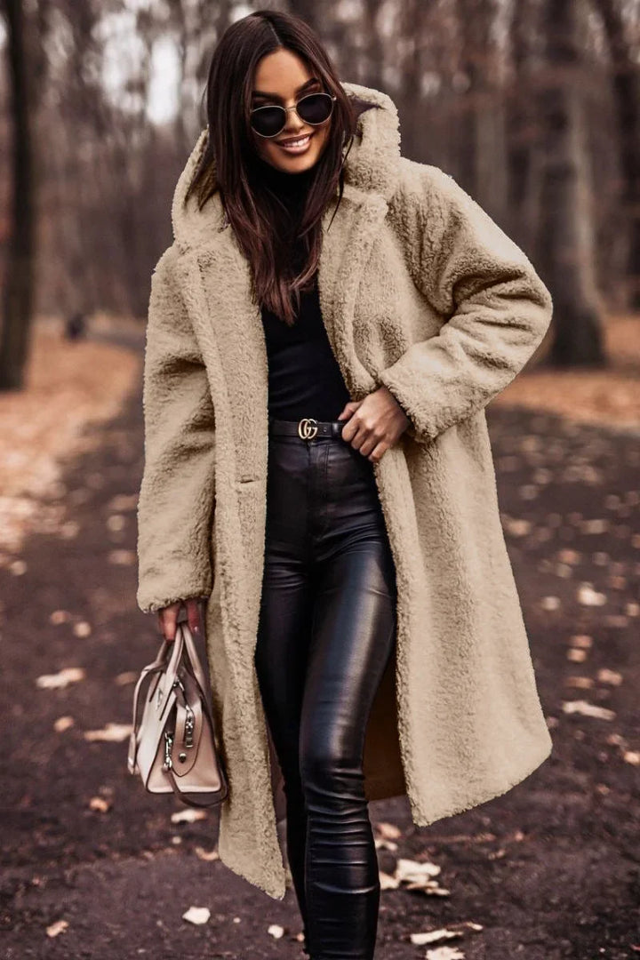 Classic Hooded Wool-Blend Winter Coat