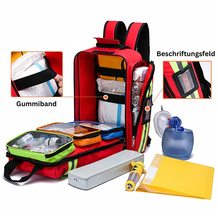 Large First Aid and Survival Backpack - RescueReady