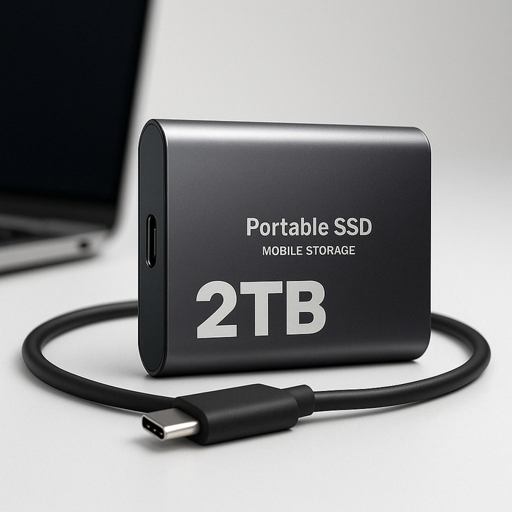 External Ssd 1tb Portable Solid State Drive with Usb-C for Laptop and PC