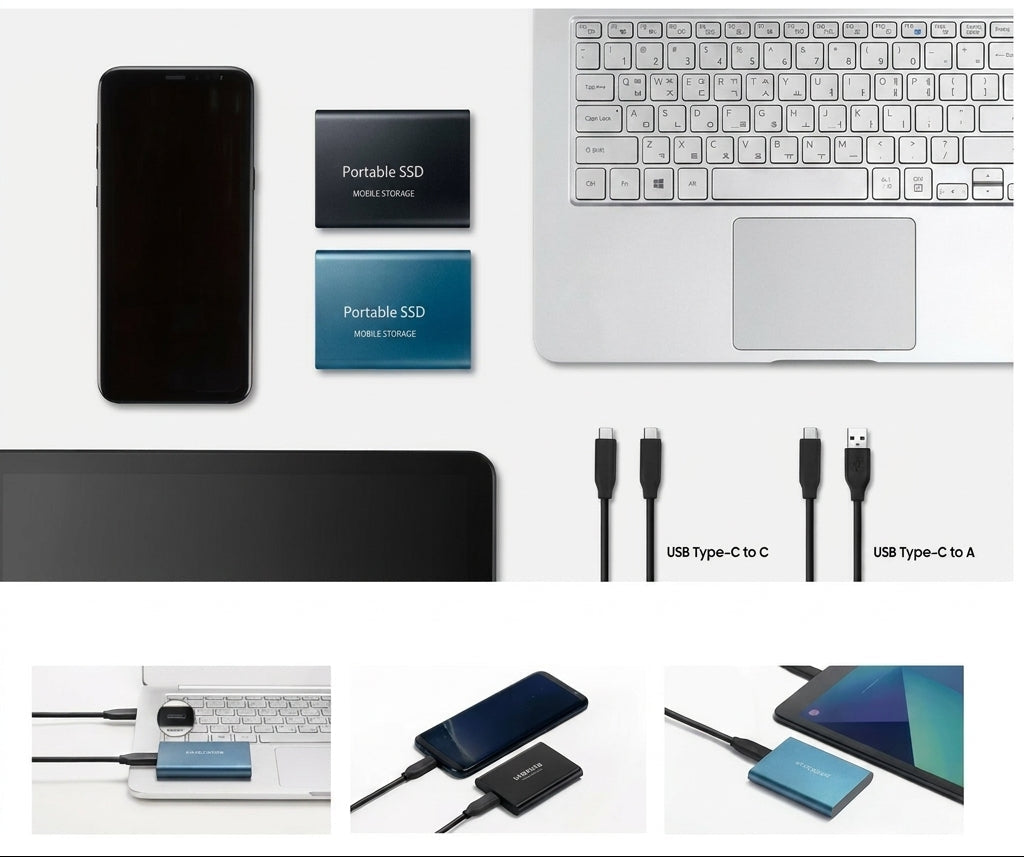 128 TB External SSD – Compact and Fast Portable SSD