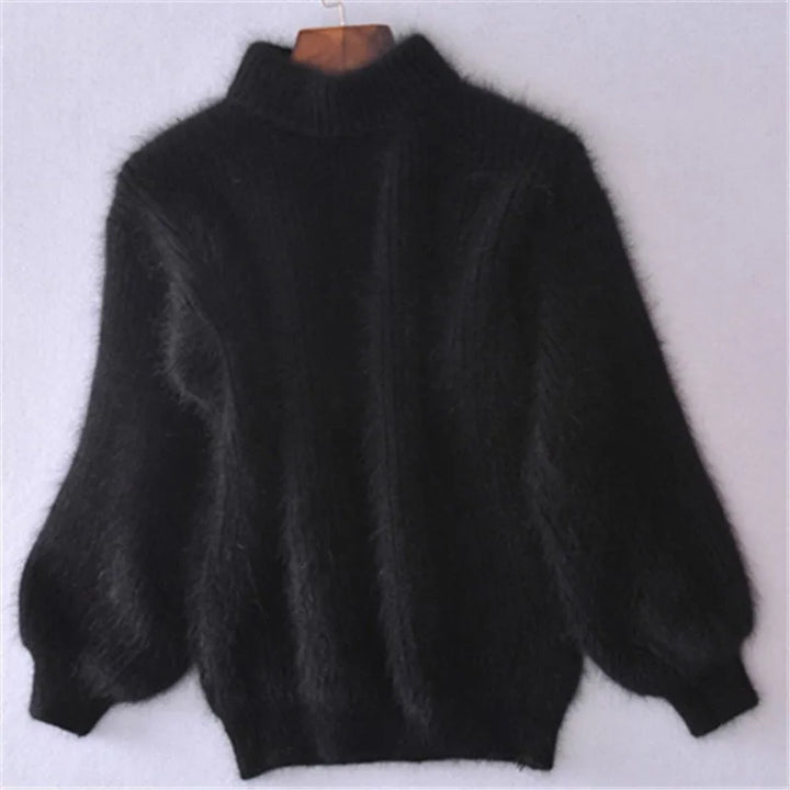 Women's Casual Angora Knit Jumper - Livia