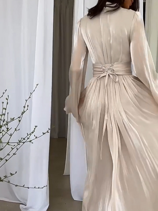 Whimsical Flowing Maxi Dress – Valentina