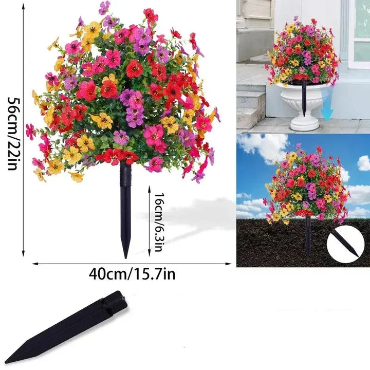 Low-Maintenance Artificial Garden Flowers