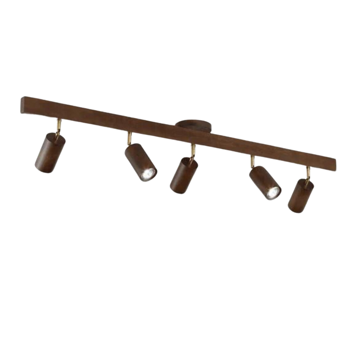 Adjustable Wooden Ceiling Spotlight – EcoLux
