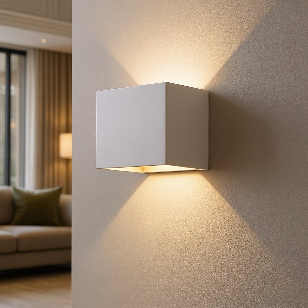 Wireless Wall Lamp for Indoor and Outdoor Use | LED Lamp with Battery and Sensor | GlowCube