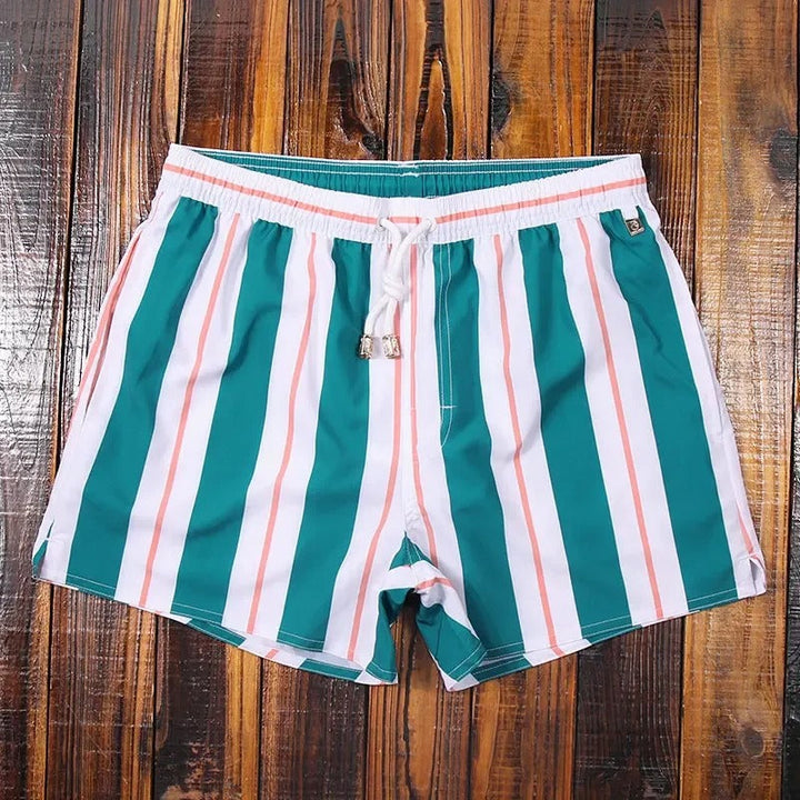 Men's Striped Shorts with Elasticated Waist – Matteo