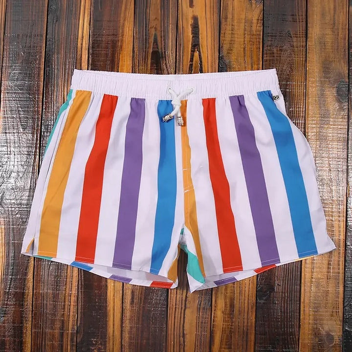 Men's Striped Shorts with Elasticated Waist – Matteo