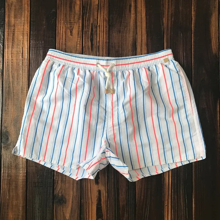 Men's Striped Shorts with Elasticated Waist – Matteo
