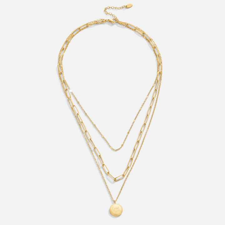 Geya Coin Layered Necklace